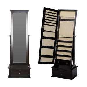 Armoire Wardrobe Mirrored Jewelry Cabinet Wholesale Cheap Wooden Living Room Furniture Modern Home Storage Bedroom Wood Morden