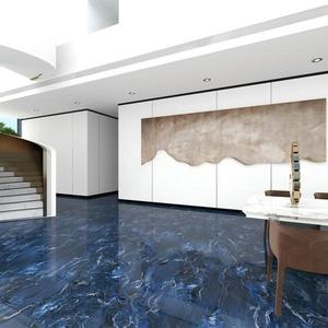 Piastrella in Porcellana Lucida 600x1200 Effetto Marmo Grigio per Installazione a Parete e Pavimento - Product Image 4