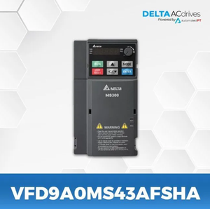 อินเวอร์เตอร์ Delta MS300 รุ่น VFD9A0MS43AFSHA 380-460V 3 เฟส 3.7 กิโลวัตต์ 5 แรงม้า - Product Image 1