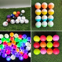 Gran almacenamiento al por mayor entrenador profesional Swing impacto en blanco o OEM logotipo impreso personalizado Surlyn Range pelota de golf para entrenamiento