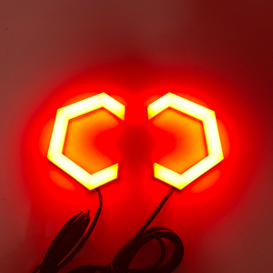 Anillos Halo LED ADT Hexagonales de 70mm, 80mm, 86mm, 90mm, Tamaño OEM, RGBW, Control por Aplicación, Ojos de Ángel - Product Image 4
