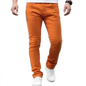 กางเกงยีนส์เดนิมทรงสลิมฟิตสำหรับผู้ชาย คุณภาพสูง ยี่ห้อ TRIBON SPORTS สีซีดกลาง แห้งเร็ว สไตล์คลาสสิก ลำลอง ทันสมัย สำหรับทุกคนทั่วโลก - Product Image 1