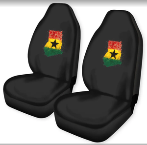 Fundas para asientos de coche con bandera de Ghana, funda protectora para asientos delanteros, accesorios universales para coche para mujeres y hombres, aptos para SUV, sedán, camión - Product Image 6