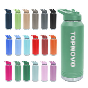 Topnovo, Productos Más Vendidos 2025, Botellas de Agua Deportivas de 32 oz con Aislamiento al Vacío de Doble Pared y Tapa a Prueba de Fugas - Product Image 2
