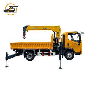 Jiusheng Camion-grue 12 tonnes à flèche articulée, modèle chinois personnalisé, prix compétitif, pour la construction - Product Image 6
