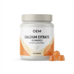 Gomitas de Citrato de Calcio de Alta Potencia con D3, 60 Unidades, Fabricante Mayorista OEM ODM - Product Image 1