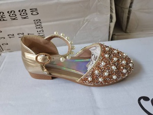 Nouvelle Collection 2025 Chaussures <span class=keywords><strong>de</strong></span> Princesse pour Filles, en Cuir avec Strass et Perles, Idéales pour la <span class=keywords><strong>Danse</strong></span> et les Spectacles – Vente en Gros - Product Image 5