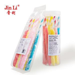 Gula cincang halus permen lolipop keras dengan sedotan kertas atau sedotan kayu - Product Image 6