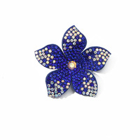 Patch floral en tissu à coudre, strass 3D brillants, style DIY, pour vêtements, sacs, chaussures, chapeaux