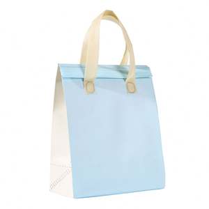 Sac isotherme réutilisable pliable de haute qualité en tissu non tissé à motif de dessin animé recyclé avec logo personnalisé - Product Image 2