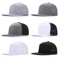 Gorra Trucker de 7 Paneles con Malla de Algodón, Visera Plana, Gorras Deportivas Personalizadas con Cierre a Presión para Regalo o Obsequio