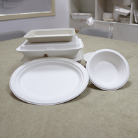 100% canne à sucre bagasse vaisselle à emporter récipient alimentaire bagasse boîte à lunch pour fête 450ml boîte à clapet