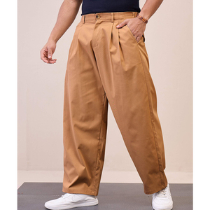 Pantalons formels décontractés personnalisés pour hommes Pantalons coréens plissés pour hommes Pantalons décontractés <span class=keywords><strong>kaki</strong></span> pour hommes - Product Image 2