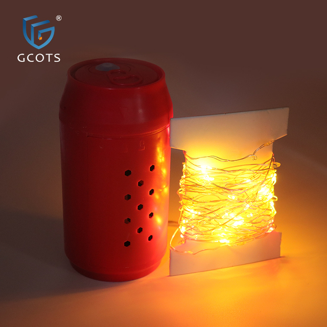 GCOTS Salt Water Lamp Outdoor Camping Portable Salt Water LED String of Lights Ambient Light