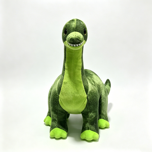 Peluche de Brachiosaurus personalizado, dinosaurio de juguete de cuello largo, peluche de dinosaurio con escamas texturizadas verdes, realista de la era Jurásica - Product Image 1