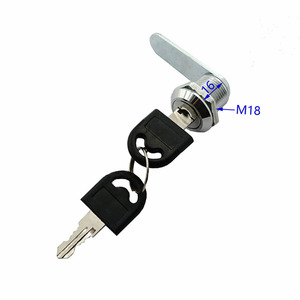 Bền 10Mm-35Mm Kẽm Hợp Kim Mạ Niken Cam Khóa Cửa & Đồ Nội Thất Kim Loại Ổ Khóa Key Mở Khóa Cách Ngăn Kéo Ổ Khóa - Product Image 4