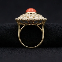 Bague de fiançailles moderne plaquée or 14 carats avec diamant certifié IGI, alliance minimaliste, bijoux
