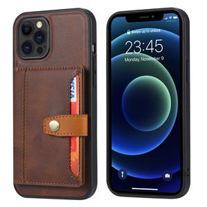 Nouvelle housse de téléphone en cuir PU hybride TPU, housse arrière Flexible pour <span class=keywords><strong>iPhone</strong></span> 11 <span class=keywords><strong>iPhone</strong></span> <span class=keywords><strong>12</strong></span> 13 14 - Product Image 5
