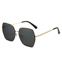 Lunettes de soleil avec monture en métal, verres solaires de styliste pour femmes, vente en gros, collection 2021