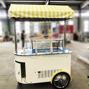 Triciclo Eléctrico Comercial XCEGO Personalizado en Color y Tamaño, de Acero Q235B, para Helados y Alimentos, Refrigerador Móvil para la Calle - Product Image 2