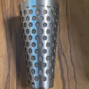 Elemento de filtro tipo Y, cilindro de filtro perforado de acero inoxidable 304, elemento de filtro de aire acondicionado de tubería industrial - Product Image 1