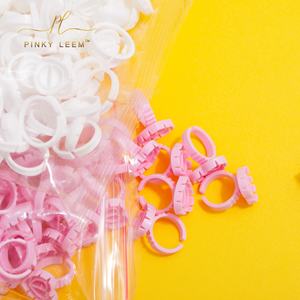 Pinky Leem Lash Ring Glue Cup Blooming Heart Shape Pigment Sourcils Blooming stanley Uv Lash Ring - Product Image 6