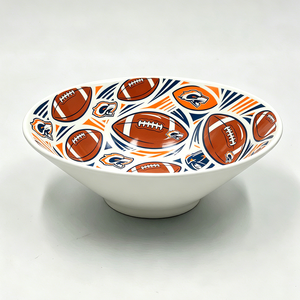Bol à nouilles en mélamine Denver Broncos Sports Games 17/22/28 cm, grand bol <span class=keywords><strong>de</strong></span> service en mélamine pour les fêtes - Product Image 1