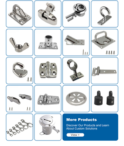 Denizcilik Donanımı Tekne Aksesuarları SS316 Dalış Halkası ve Hızlı Çıkarma Bağlantılı Gözlü Pelikan Kancası Yeni 4 inç - Product Image 6