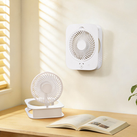 Vente en gros OEM Mini ventilateur de bureau portable rechargeable par USB avec batterie au lithium pour utilisation en extérieur avec emballage en boîte