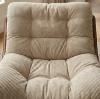 Fauteuil inclinable moderne de luxe en cuir, pivotant à 360 degrés, pour salon, chambre à coucher, meubles confortables pour la maison