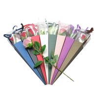 Saint Valentin Mini Unique Fleur Rose Éternelle Carton Dossier Emballage Bouquet Unique En Gros Options D'expédition Disponibles