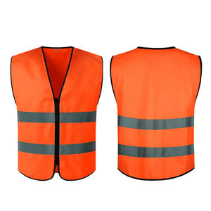 Sicurezza Hi Vis ANSI classe 2 impermeabile <span class=keywords><strong>Molle</strong></span> gilet di sicurezza con strisce riflettenti cotone blu/grigio Logo personalizzato - Product Image 5