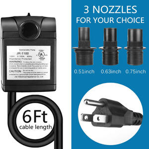 सर्वश्रेष्ठ विक्रेता 290GPH,1100 एल/एच, 16W पनडुब्बी पानी पंप एक्वेरियम फाउंटेन तालाब झरना पंप - Product Image 2