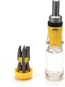 <span class=keywords><strong>Tournevis</strong></span> 12 en 1 Jeu de <span class=keywords><strong>tournevis</strong></span> à cliquet Professionnel Manuel Portable Angle réglable Maintenir Outil Ingénierie - Product Image 3