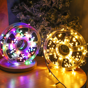 Guirlande lumineuse <span class=keywords><strong>de</strong></span> 50 mètres, 240 LED, ampoules V8, étanche IP44, pour décoration extérieure, <span class=keywords><strong>arbre</strong></span> <span class=keywords><strong>de</strong></span> <span class=keywords><strong>Noël</strong></span>, vacances, décoration <span class=keywords><strong>de</strong></span> <span class=keywords><strong>Noël</strong></span> - Product Image 2