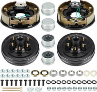 Treyler Dingili Elektrikli Fren Kiti, 6 Delikli, 5.5" Civata Çaplı Fren Tamburu, 5200lb-6000lb Dingil için 12" X 2" Elektrikli Frenlerle