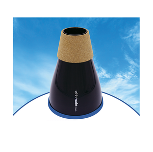 Silenciador de práctica sshhmute para trompa francesa [Grande] (Azul) - Product Image 1