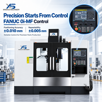 Centre d'usinage vertical CNC robuste XINSHUO 3 axes FANUC BT40 30 outils ATC, machine de fraisage à positionnement de 0,010 mm CV-855A