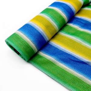 <span class=keywords><strong>Voile</strong></span> <span class=keywords><strong>d</strong></span>'<span class=keywords><strong>ombrage</strong></span> agricole à multiples spécifications avec des rayures alternées jaunes, vertes et bleues - Product Image 2