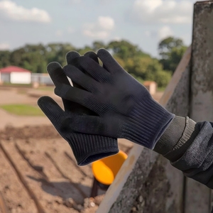 ถุงมือป้องกันความร้อน รุ่น Ruijunhong HPPE แบบมีลาย ขนาด 26 ซม. ป้องกันไฟ ป้องกันความร้อน ป้องกันการบาด ทนทาน ยืดหยุ่น ปราศจากซิลิโคน สำหรับงานอุตสาหกรรม - Product Image 6