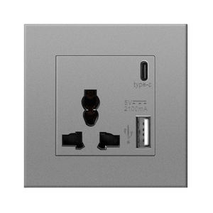 <span class=keywords><strong>Presa</strong></span> universale a 3 fori con porta di ricarica USB e tipo-c adatta per <span class=keywords><strong>iPhone</strong></span> e Android, pannello PC 86*86mm - Product Image 3