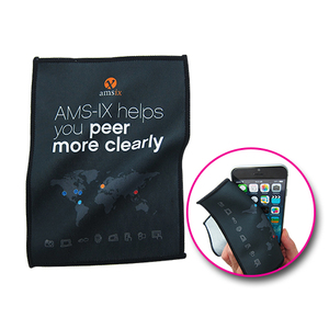 Serviette en microfibre double face lavable personnalisée pour mobile - Product Image 4