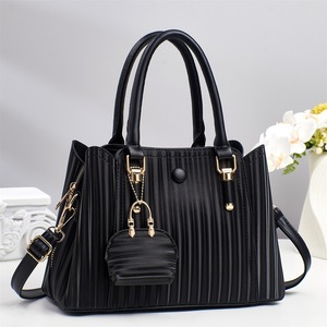 Conjunto de 2 Bolsos de Piel Sintética, Bolso de Mano Ligero de Lujo para Mujer, Bolso de Alta Calidad para el Trabajo - Product Image 1