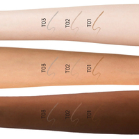 Crayon eyeliner à sourcils liquide 2 en 1 à 2 pointes, à séchage rapide, pigmenté et longue durée, avec logo personnalisé