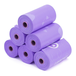 Bolsas para Excremento de Mascotas Desechables y Compostables PLA PBAT, Bolsas Biodegradables Personalizadas de Almidón de Maíz para Excremento de Perro con Asa - Product Image 2