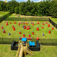 Búnker Inflable de Alta Calidad para Paintball, para Adultos, en Alquiler