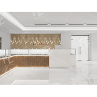 Vitrine d'exposition de bijoux PENBO avec éclairage LED, en MDF et verre, conception 3D CAD, couleur/taille personnalisées, service ODM, logo personnalisé