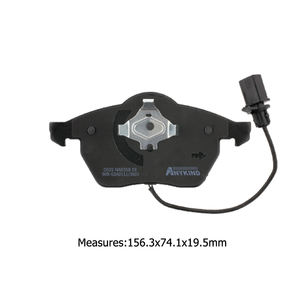 Pastillas de freno delantero para Volkswagen <span class=keywords><strong>Bora</strong></span> 1J2/Golf 1H5 1J1/Polo 9N3/New Beetle 1C1/Passat 3B3/Sharan 7M8/Vento 3A, compatible con Volkswagen <span class=keywords><strong>Bora</strong></span> 1J2 - Product Image 3