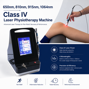 Máquina de Terapia Láser de Clase 4 con Certificación CE MDR, Alivio del Dolor, 650nm 810nm 915nm 1064nm, Equipo de Fisioterapia Láser para Humanos y Mascotas - Product Image 2
