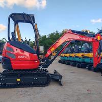 Excavator Mini Crawler ODM U22-6 2,2 Ton Zero Tail Swing dengan Mesin D1105, Ringkas, untuk Lanskap, Utilitas, dan Konstruksi Hunian